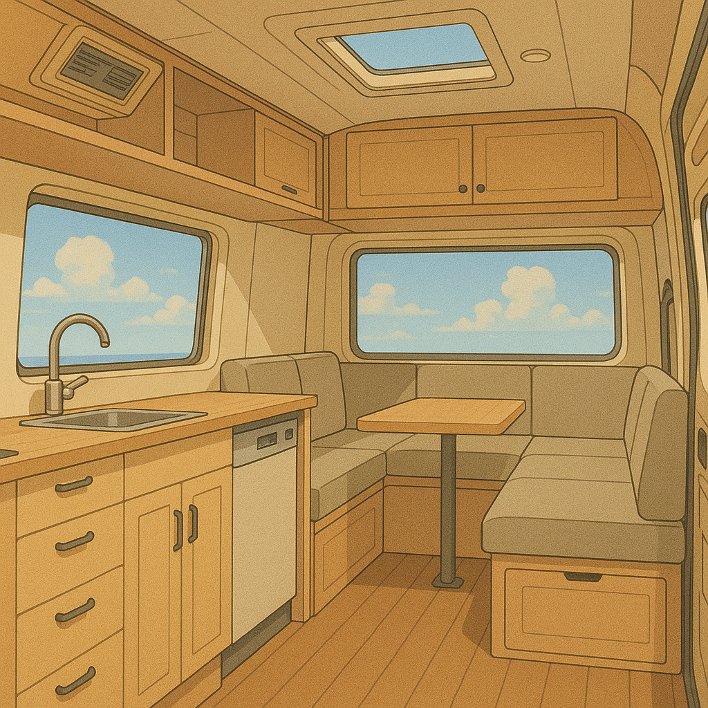 Designing the Perfect Van Layout: Space-Saving Solutions