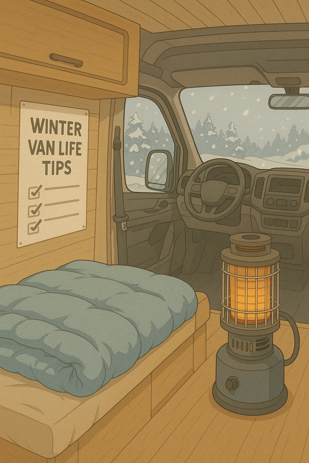 Winter Van Life: Staying Warm and Comfortable